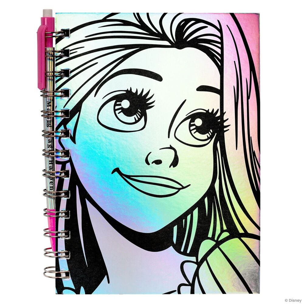 Disney Princess Iridescent Rapunzel Activity Coloring Journal & Pencil, 80 pages